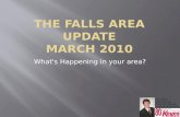 The Falls area  Update March 2010