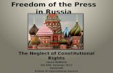 Freedom of the Press in Russia