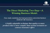 The Direct Marketing Two-Step—A Winning Business Model.