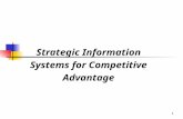 Strategic Information Systems for Competitive Advantage
