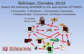 Bellringer , Thursday, 10/25