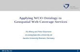Applying WCO Ontology to  Geospatial Web Coverage Services