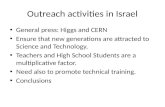Outreach activities in Israel