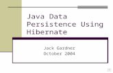 Java Data Persistence Using Hibernate