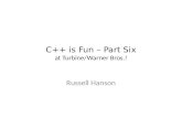 C++ is Fun – Part Six at Turbine/Warner Bros.!