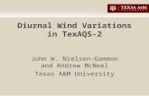 Diurnal Wind Variations in TexAQS-2