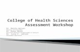 College of Health Sciences Assessment Workshop