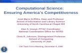 Computational Science:   Ensuring America’s Competitiveness