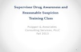 Supervisor Drug Awareness and Reasonable Suspicion  Training Class