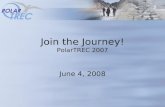 Join the Journey! PolarTREC 2007