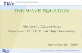 THE WAVE EQUATION