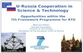 Manuel Hallen Minister Counsellor Science & Technology Delegation of the European Union to Russia
