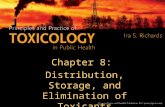 Chapter 8:  Distribution, Storage, and Elimination of Toxicants