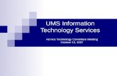 UMS Information Technology Services