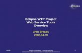 Eclipse WTP Project Web Service Tools Overview