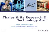 Thales & its Research & Technology Arm