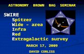 ASTRONOMY  BROWN  BAG  SEMINAR SWIRE S pitzer W ide – area I nfra R ed E xtragalactic survey