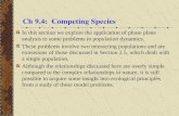 Ch 9.4:  Competing Species