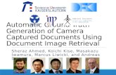 Automatic Ground Truth Generation  of Camera  Captured Documents  Using Document  Image Retrieval