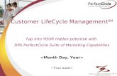 Customer LifeCycle Management SM Tap into YOUR hidden potential with