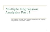 Multiple Regression Analysis: Part 1