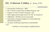 Dr. Faheem Uddin,  C. Text., FTI