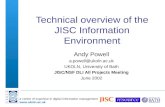 Technical overview of the JISC Information Environment