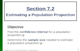 Section 7.2 Estimating a Population Proportion