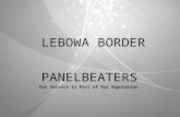 LEBOWA BORDER PANELBEATERS  Our Service is Part of Our Reputation