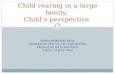 Child rearing in a large family,  Child’s perspective