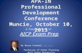 APA-IN Professional Development Conference Muncie, October 10, 2013