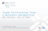 Trade Facilitation from a Business perspective
