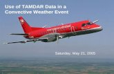 Use of TAMDAR Data in a  Convective Weather Event
