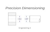 Precision Dimensioning