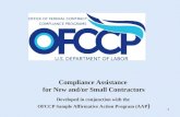 Compliance Assistance  for New and/or Small Contractors