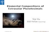 Elemental Compositions of Extrasolar Planetesimals