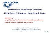 Performance Excellence Initiative  2010 Facts & Figures: Benchmark Data