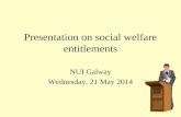 Presentation on social welfare entitlements