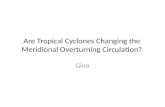 Are Tropical Cyclones Changing the  Meridional  Overturning Circulation?