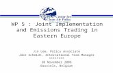 WP 5 : Joint Implementation and Emissions Trading in Eastern Europe