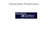 Ownership Restrictions