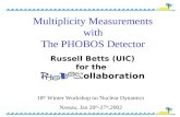 Russell Betts (UIC) for the  PHOBOS  Collaboration