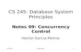 CS 245: Database System Principles Notes 09: Concurrency Control