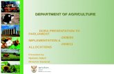 DEPARTMENT OF AGRICULTURE