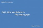 DG9_CR6_We  Believe in  The Holy Spirit