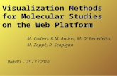 Visualization Methods  for Molecular Studies  on the Web Platform