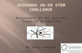 GeoGebra 20-20 STEM Challenge