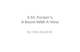 E.M. Forster’s  A Room With A View