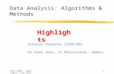 Data Analysis: Algorithms & Methods