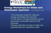 Energy Workshops for Water and Wastewater Agencies  -  The Bottom Line